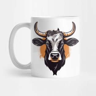 Cow head illustration Mug